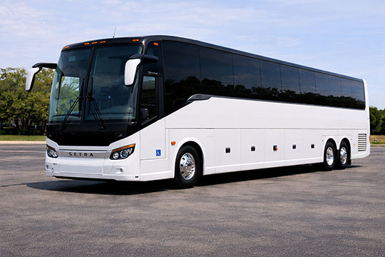56-passenger charter bus rental Clifton TX